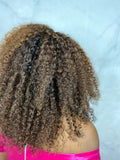 Cinnamon| Kinky Curly Lace Closure Wig